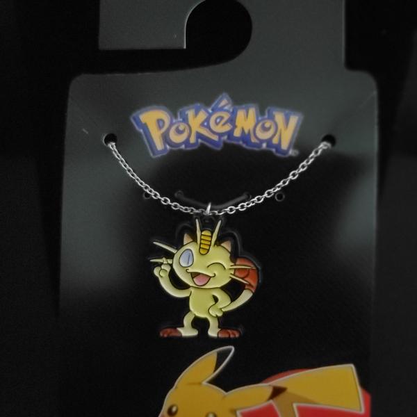 Pokemon meowth pendant & necklace picture