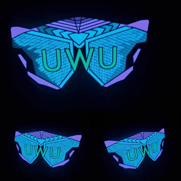 Sound activated UWU mask
