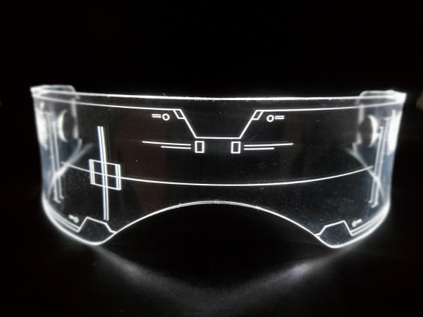 Fursona sized citadel visor (white)