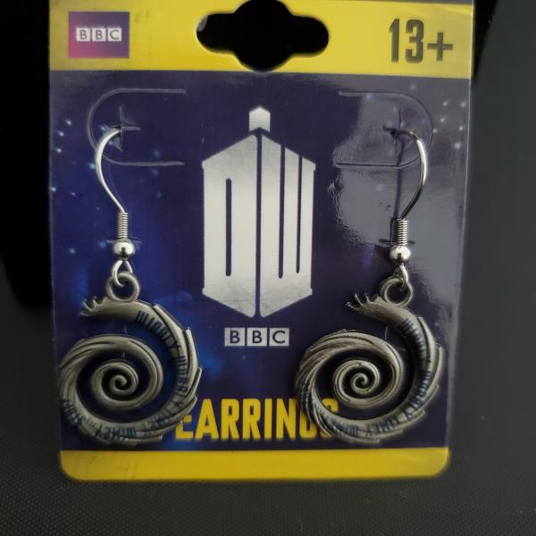 Dr who wobbly dangle earrings