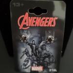 Marvel agents of shield logo stud earrings
