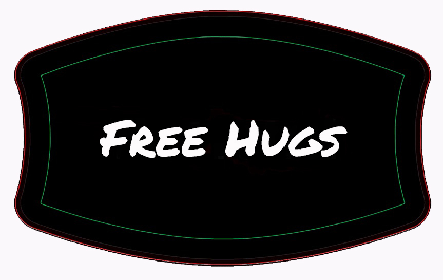 Free Hugs Cloth Mask picture