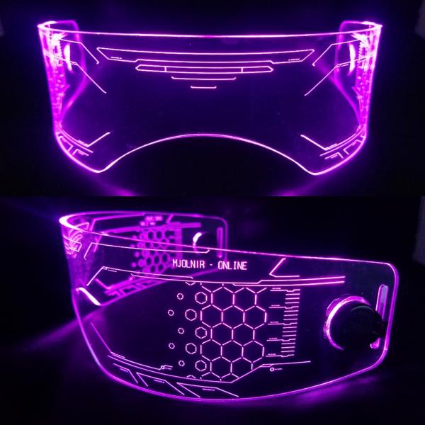 Fursona sized warchief visor (pink)