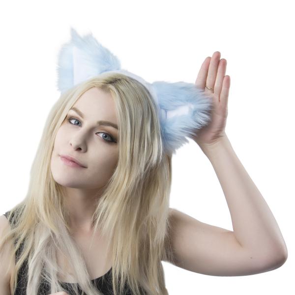 Fluffy Mew Ear Headband picture