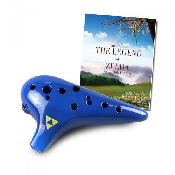 Plastic 12 Hole Ocarina with Zelda Songbook picture