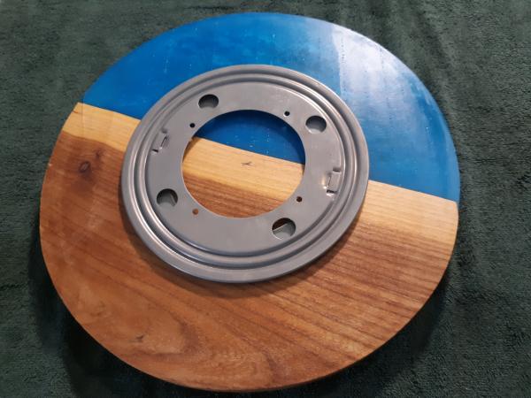 Epoxy Resin Ocean Wave Lazy Susan picture