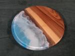 Epoxy Resin Ocean Wave Lazy Susan