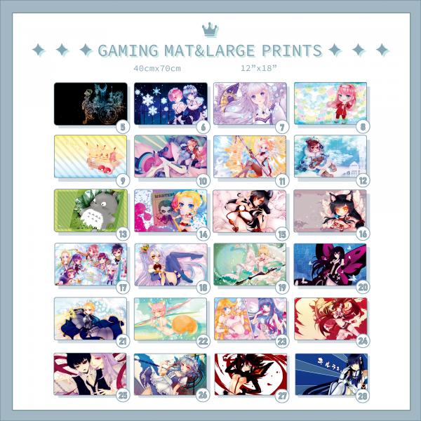 Gaming Mat/Select your favorite