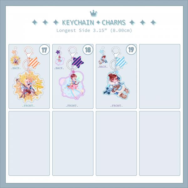 Acrylic Key Chains/Charms/Select your favorite picture