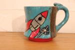 Retro Rocket Mug