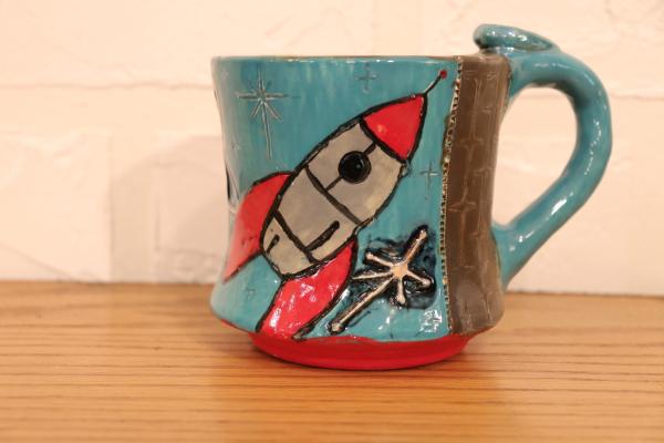 Retro Rocket Mug picture