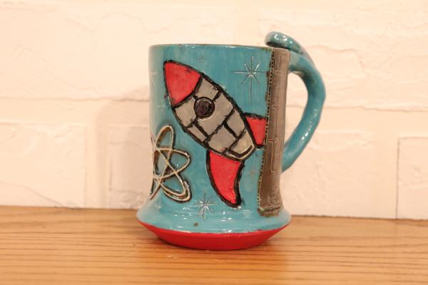 Retro Rocket Mug