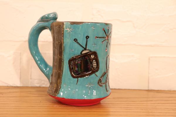 Retro Rocket Mug picture