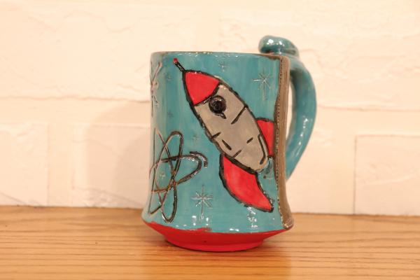 Retro Rocket Mug