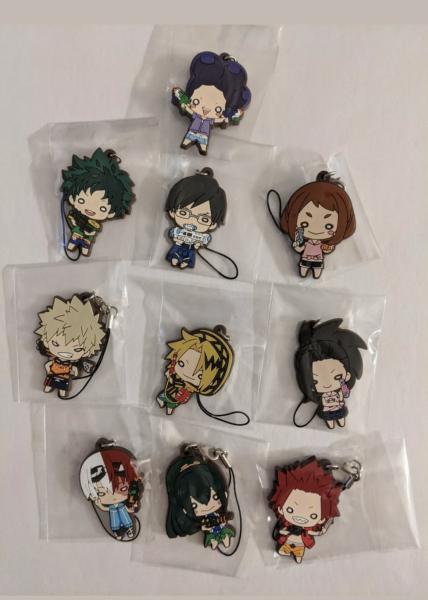 My Hero Academia Nito tan Water Gun Rubber Mascot Strap Licensed Complete Set picture