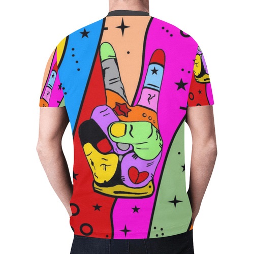 Peace Popart Shirt by Nico Bielow for Men picture