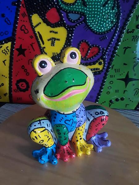 Handpainted Pop Art Figure by Nico Bielow picture