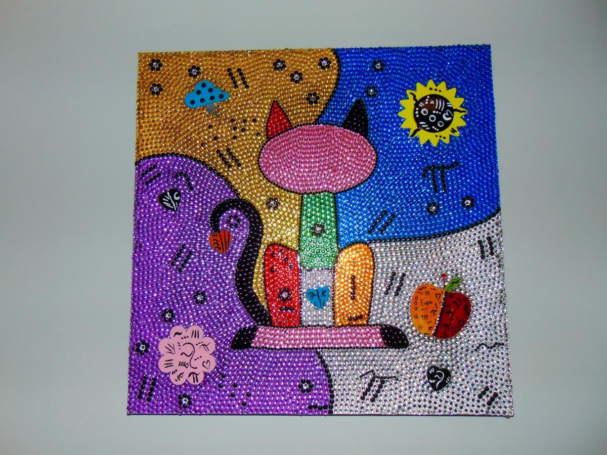 Rhinestone Cat by Nico Bielow picture