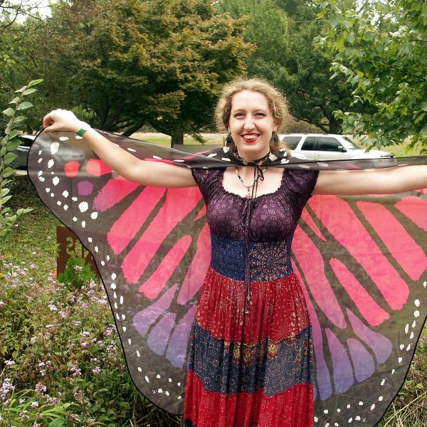 Ruby Red Butterfly Fairy Wings - WNG-RED picture