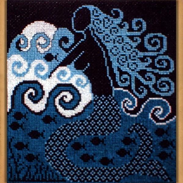 Midnight Dip Cross Stitch Pattern - SIS-006