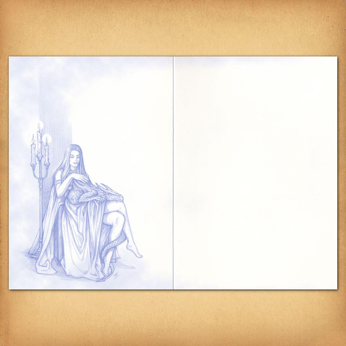 Draco Faerie Dragon Greeting Card - CRD-AN02 picture