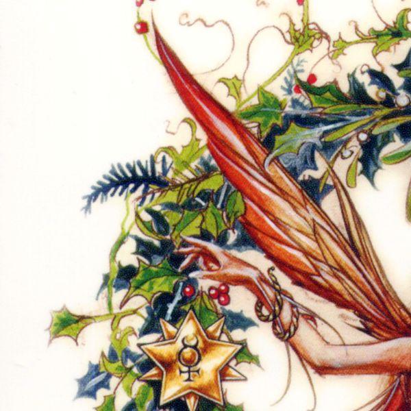 Mistletoe Fairy Yule Card - CRD-BY13 picture