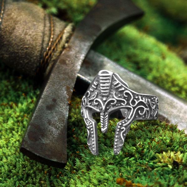 Ancient Warrior Steel Ring - RST-A457 picture