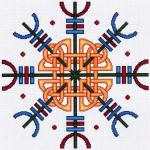 Aegishjalmr, Viking Rune Cross Stitch Pattern - SIA-061