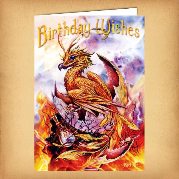 Phoenix Birthday Card - CRD-BM51 picture