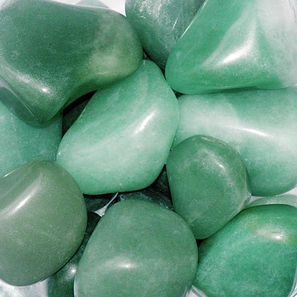 Tumbled Green Aventurine Gemstones - CRY-AVE