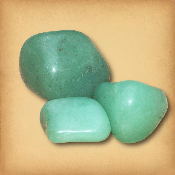 Green Aventurine Tumbled Gemstones - CRY-AVE picture