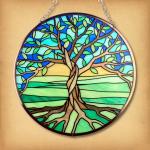 Tree of Life Glass Suncatcher - GLS-S02