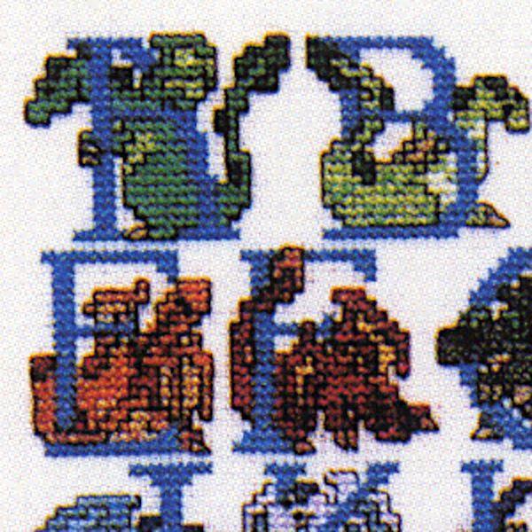 Dragon Alphabet Cross Stitch Pattern - SDD-049 picture