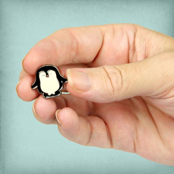 Small Penguin Enamel Pin - PIN-096 picture