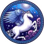 Pegasus Window Sticker - WST-S45