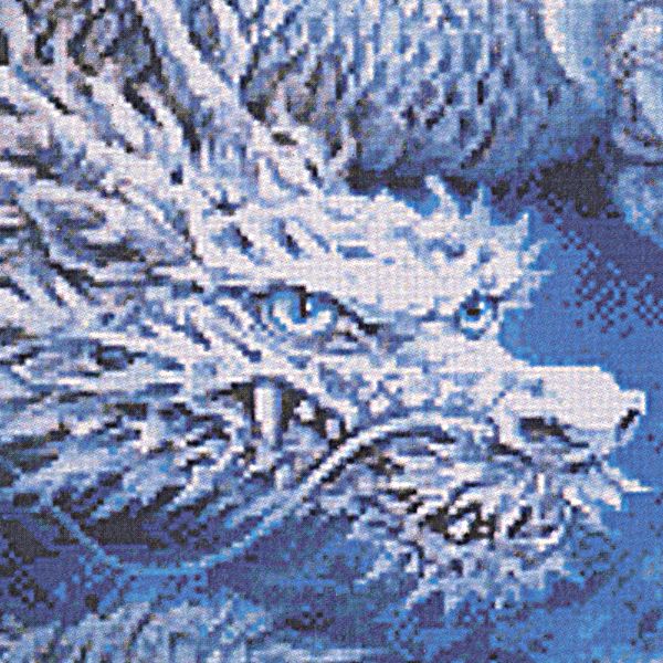 White Dragon Cross Stitch Pattern - SIX-757 picture