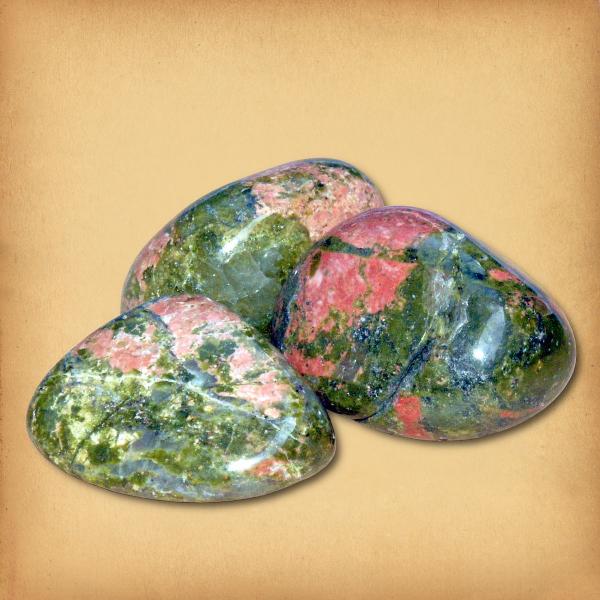 Unakite Tumbled Gemstones - CRY-UNA picture