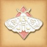 Dawn Moth Enamel Pin - PIN-188