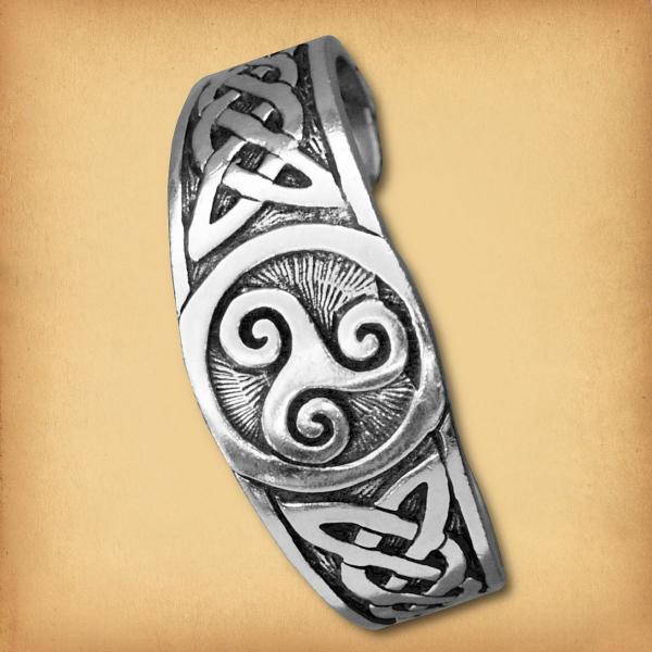 Celtic Triskele Pewter Bracelet - BRC-207 picture