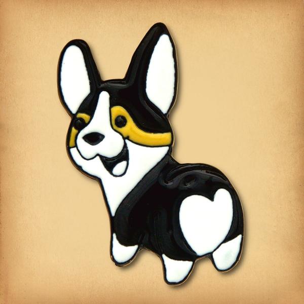 Corgi Butt Enamel Pin - PIN-116 picture