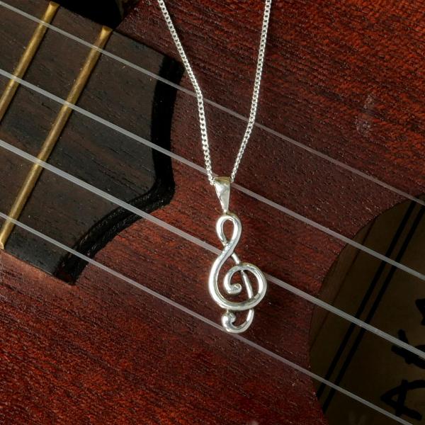 Silver Music Pendant - PSS-9345 picture