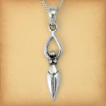 Silver Goddess Pendant - PSS-1520