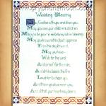 Celtic Wedding Blessing Cross Stitch Pattern - SEL-864