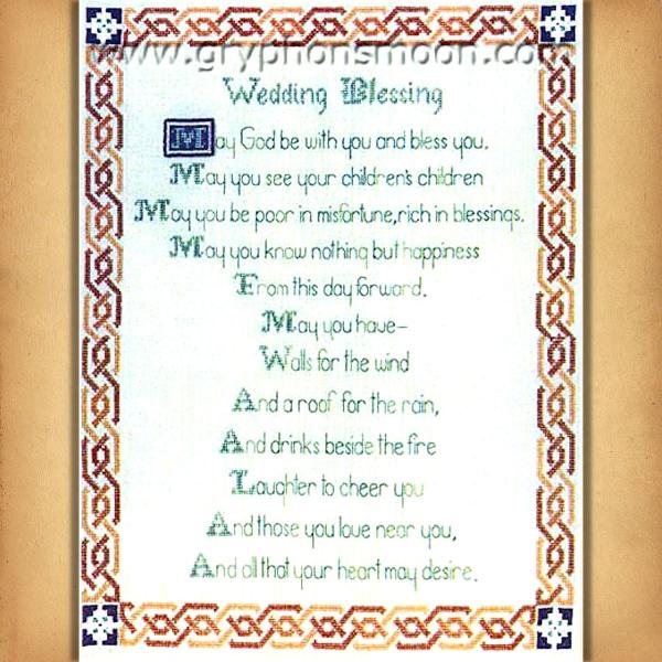 Celtic Wedding Blessing Cross Stitch Pattern - SEL-864 picture