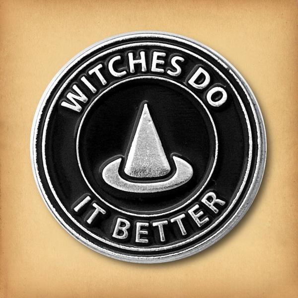 "Witches Do It Better" Enamel Pin - PIN-018 picture