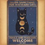 Wayward Cats Tin Sign - TIN-A015