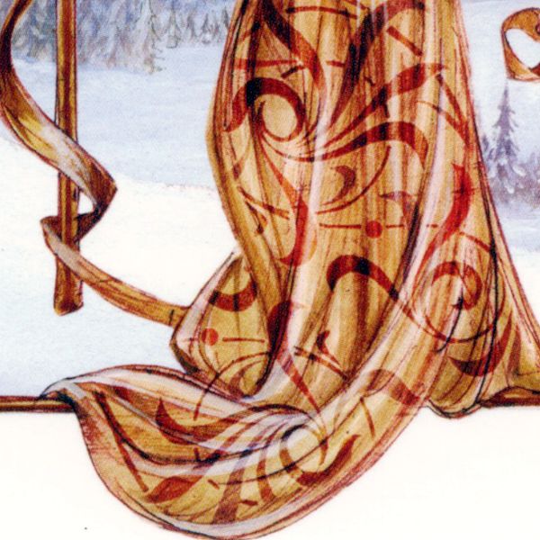 Winter Solstice Yule Card - CRD-BY12 picture