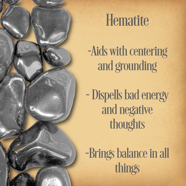 Hematite Tumbled Gemstones - CRY-HEM picture