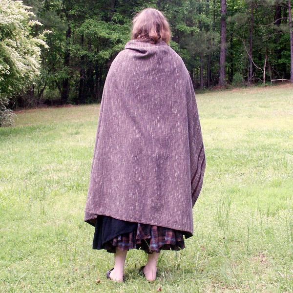 Dark Grey Viking Cloak with Trim - CLK-110 picture