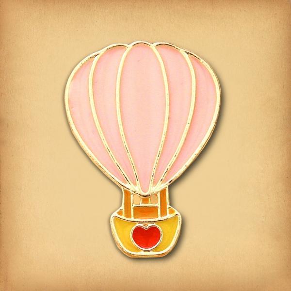 Hot Air Balloon Enamel Pin - PIN-082 picture